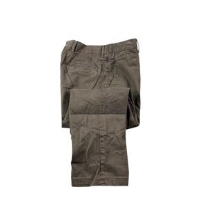 Suit Supply Green Cotton Blend Flat Front‎ Size 30x29 Excellent